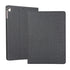 For iPad 10.2 2021 2020 2019 Voltage Craft Cloth TPU Protective Case with Holder(Black)