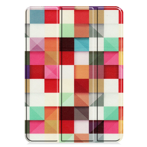 For iPad Pro 11 2022 2021 Colored Drawing Horizontal Flip PC PU Leather Tablet Case w...(Magic Cube)