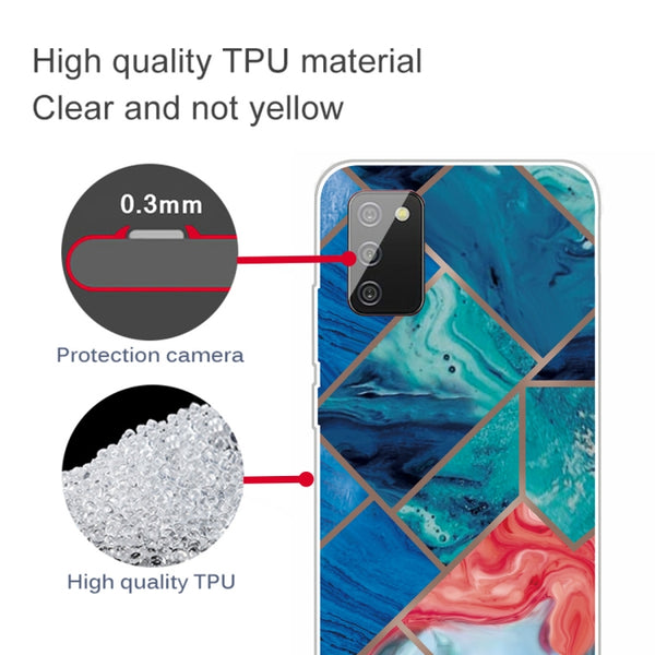 For Samsung Galaxy A02s (EU Version) A Series Marble Pattern TPU Protective Case(HC-A1)