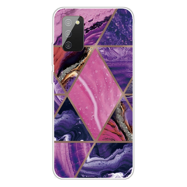 For Samsung Galaxy A02s (EU Version) A Series Marble Pattern TPU Protective Case(HC-A2)