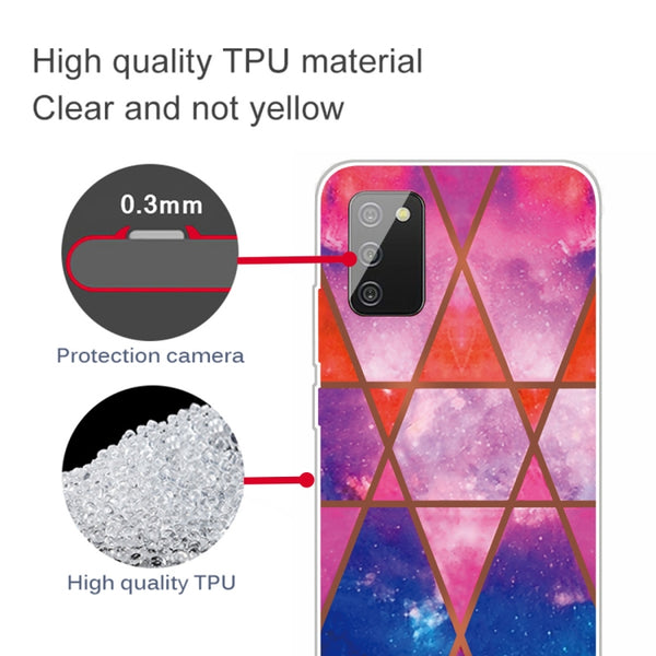 For Samsung Galaxy A02s (EU Version) A Series Marble Pattern TPU Protective Case(HC-A5)