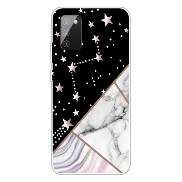 For Samsung Galaxy A02s (EU Version) A Series Marble Pattern TPU Protective Case(HC-A8)