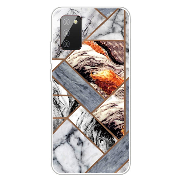 For Samsung Galaxy A02s (EU Version) A Series Marble Pattern TPU Protective Case(HC-A13)