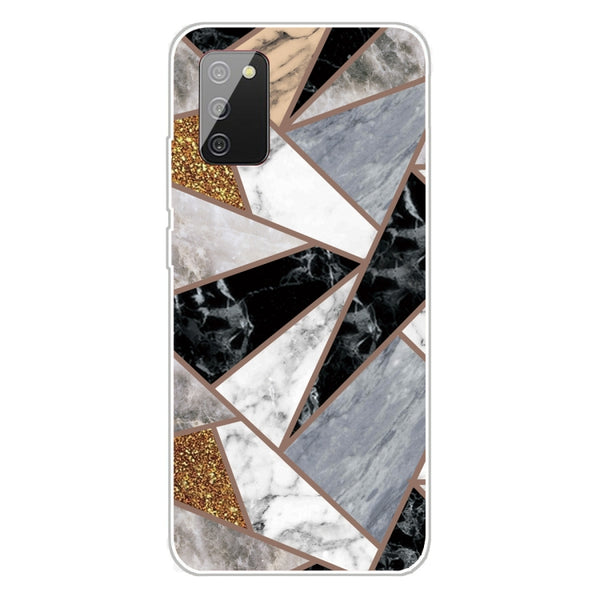 For Samsung Galaxy A02s (EU Version) A Series Marble Pattern TPU Protective Case(HC-A14)