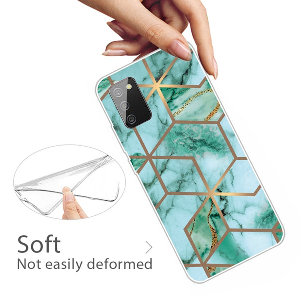 For Samsung Galaxy A02s (EU Version) A Series Marble Pattern TPU Protective Case(HC-A15)