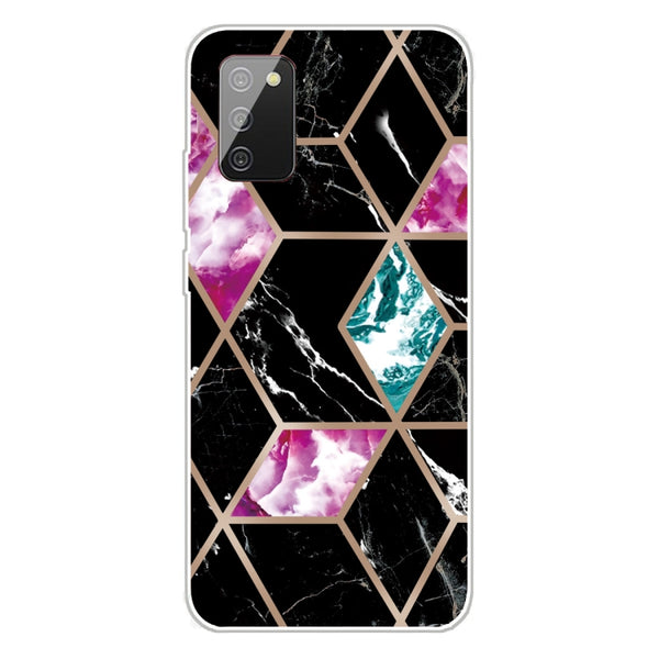 For Samsung Galaxy A02s (EU Version) A Series Marble Pattern TPU Protective Case(HC-A16)