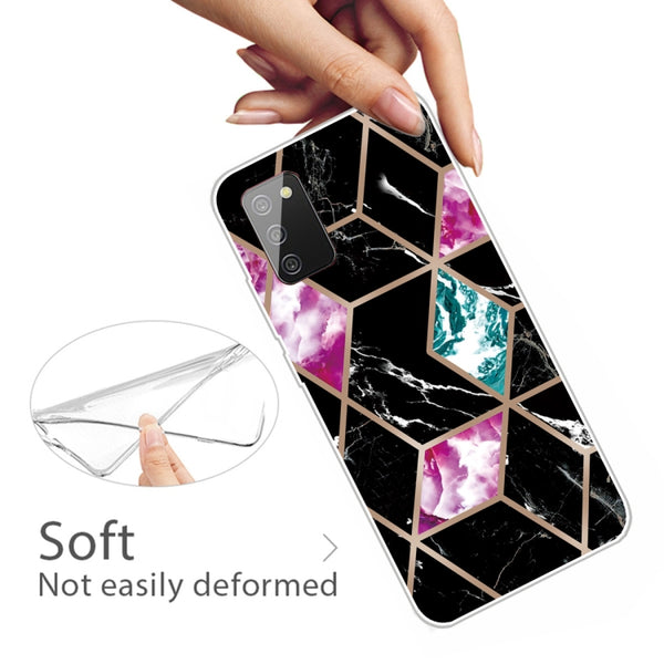 For Samsung Galaxy A02s (EU Version) A Series Marble Pattern TPU Protective Case(HC-A16)