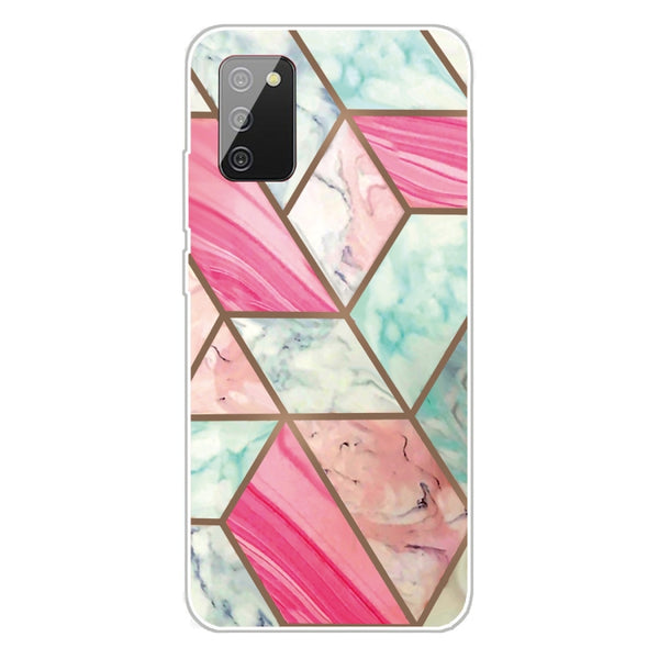 For Samsung Galaxy A02s (EU Version) A Series Marble Pattern TPU Protective Case(HC-A18)