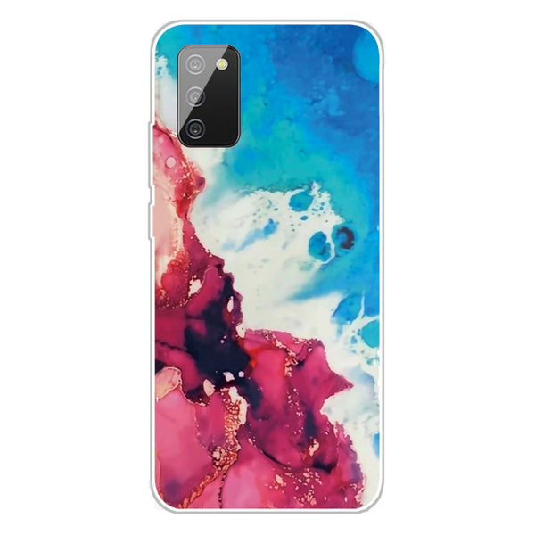 For Samsung Galaxy A02s (EU Version) A Series Marble Pattern TPU Protective Case(HC-A20)