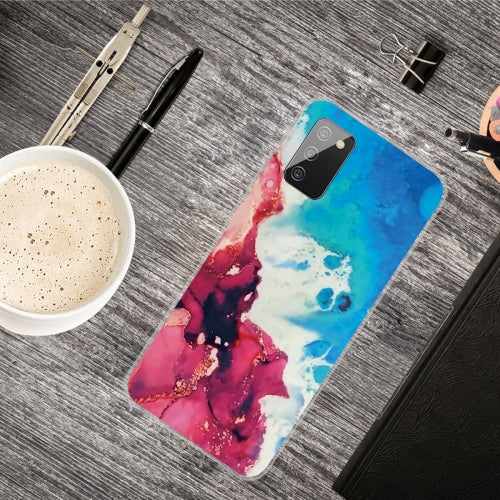 For Samsung Galaxy A02s (EU Version) A Series Marble Pattern TPU Protective Case(HC-A20)