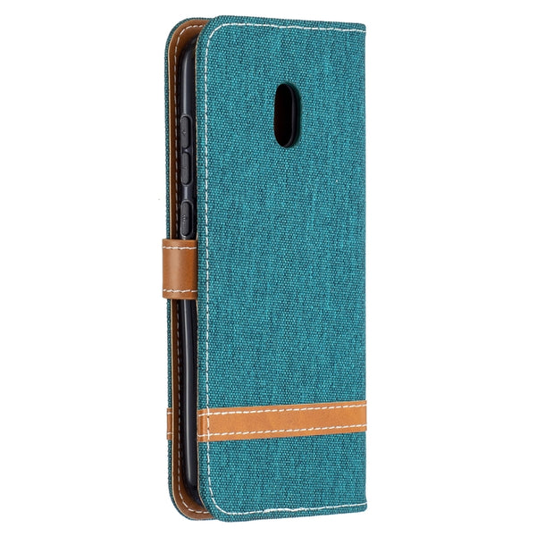 For Nokia C1 Plus Color Matching Denim Texture Horizontal Fl