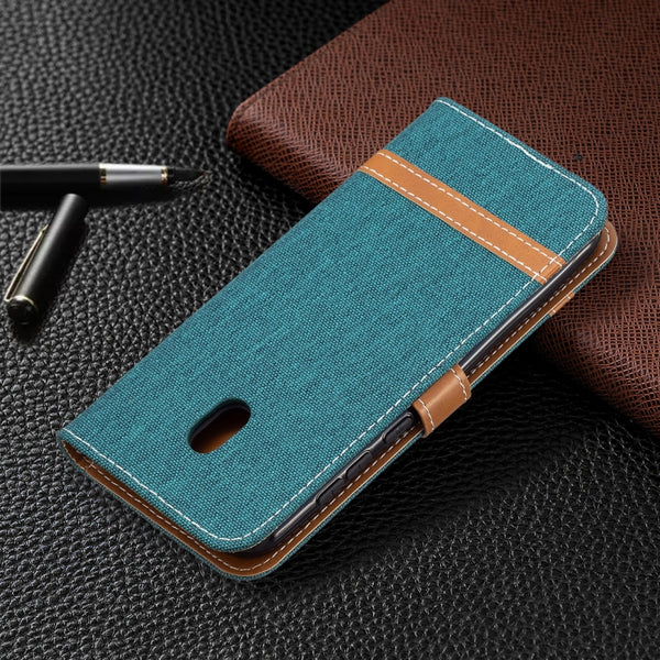 For Nokia C1 Plus Color Matching Denim Texture Horizontal Fl