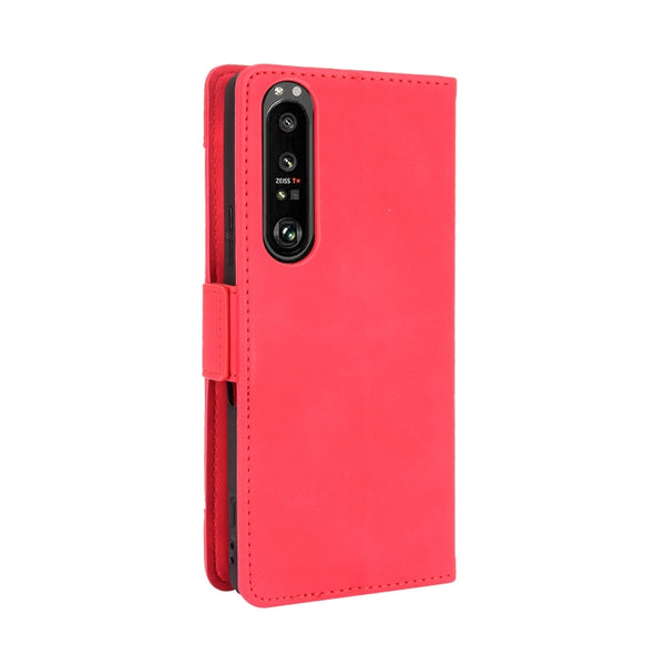 For Sony Xperia 1 III Skin Feel Calf Pattern Horizontal Flip