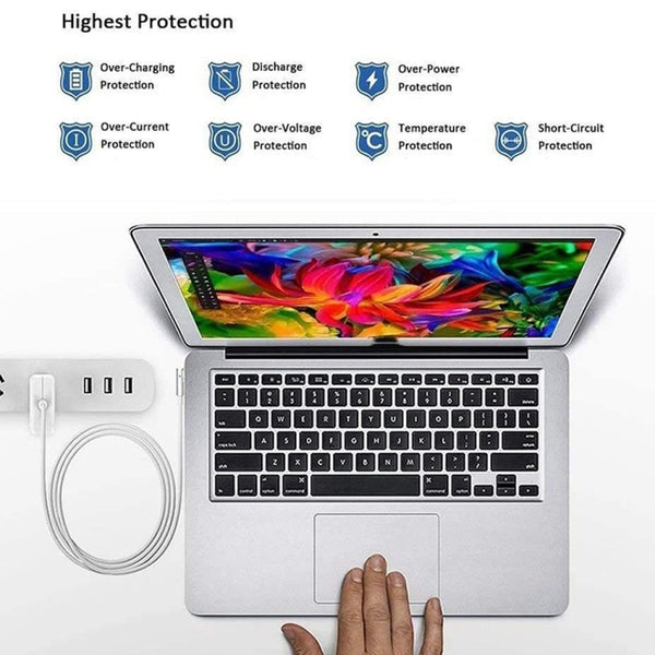 For MacBook, Cable Length: 1.6m, EU Plug