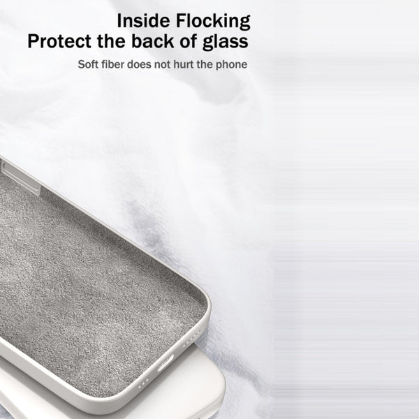 For Samsung Galaxy S20 FE Solid Color Imitation Liquid Silicone Straight Edge Dropproof Ful...(Grey)