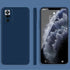 For Xiaomi Redmi Note 10 Pro Solid Color Imitation Liquid Silicone Straight Edge Dropproof ...(Blue)