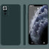 For Xiaomi Redmi Note 10 Pro Solid Color Imitation Liquid Silicone Straight Edge Drop...(Dark Green)