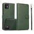 For iPhone 11 Calf Texture 2 in 1 Detachable Magnetic Back Cover Horizontal Flip Leather C...(Green)