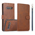For Samsung Galaxy S10 Calf Texture 2 in 1 Detachable Magnetic Back Cover Horizontal Flip ...(Brown)