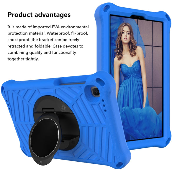 For Samsung Galaxy Tab A7 Lite 8.7 SM-T220 SM-T225 Spider King EVA Protective Case with Adj...(Blue)
