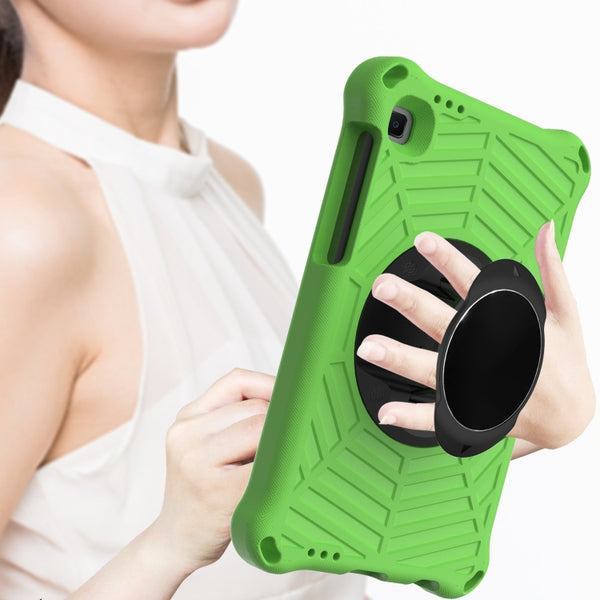 For Samsung Galaxy Tab A7 Lite 8.7 SM-T220 SM-T225 Spider King EVA Protective Case with Ad...(Green)