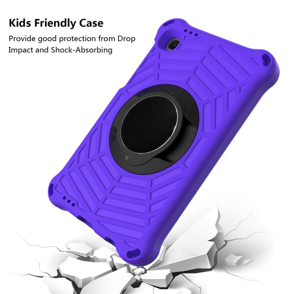 For Samsung Galaxy Tab A7 Lite 8.7 SM-T220 SM-T225 Spider King EVA Protective Case with A...(Purple)