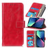 For iPhone 13 mini Retro Crazy Horse Texture Horizontal Flip Leather Case with Holder & Card...(Red)