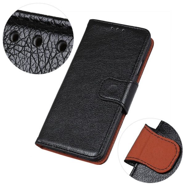 For iPhone 13 Nappa Texture Horizontal Flip Leather Case with Holder & Card Slots & Wallet(Black)