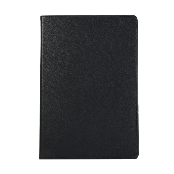 For Samsung Galaxy Tab S7 FE T730 Litchi Texture Horizontal Flip 360 Degrees Rotation Leat...(Black)