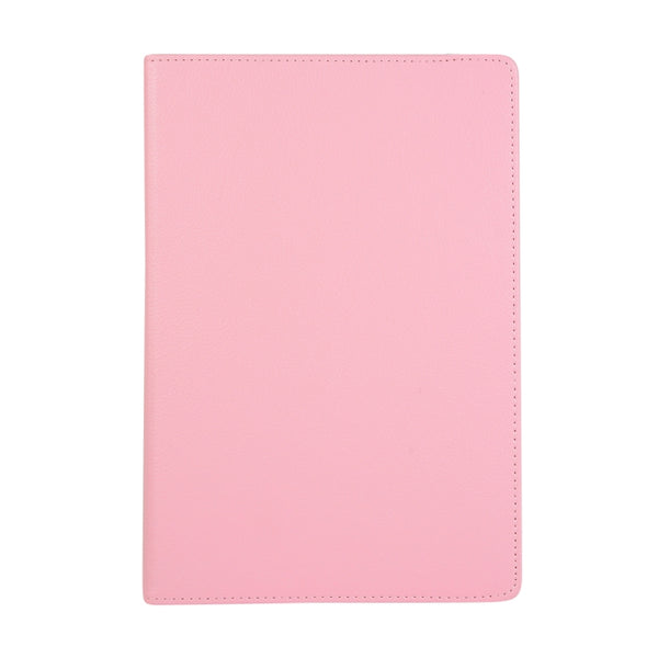 For Samsung Galaxy Tab S7 FE T730 Litchi Texture Horizontal Flip 360 Degrees Rotation Leath...(Pink)