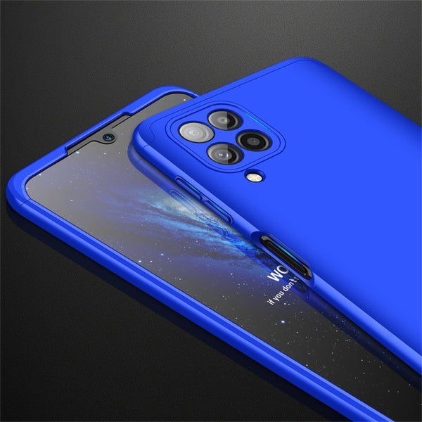 For Samsung Galaxy M32 India Version Thickness 9.3mm GKK Three Stage Splicing Full Coverage...(Blue)