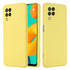 For Samsung Galaxy M32 4G Indian Version Solid Color Liquid Silicone Dropproof Full Cover...(Yellow)