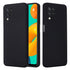 For Samsung Galaxy M32 4G Indian Version Solid Color Liquid Silicone Dropproof Full Covera...(Black)