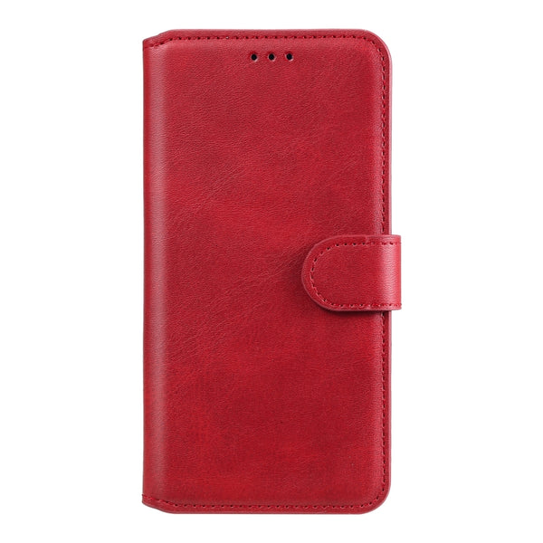 For iPhone 13 mini Classic Calf Texture PU TPU Horizontal Flip Leather Case with Holder & Ca...(Red)