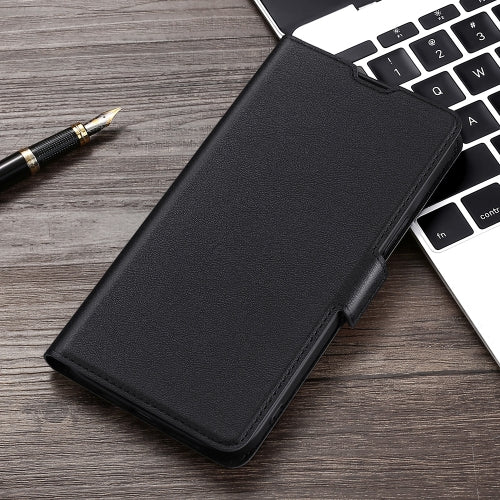 For Samsung Galaxy S20 Ultra-thin Voltage Side Buckle PU TPU Horizontal Flip Leather Case ...(Black)