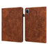 For Xiaomi Pad 5 Pro Pad 5 Peacock Embossed Pattern TPU PU Horizontal Flip Leather Case wi...(Brown)