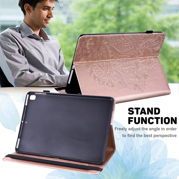 For Xiaomi Pad 5 Pro Pad 5 Peacock Embossed Pattern TPU PU Horizontal Flip Leather Cas...(Rose Gold)