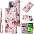 For iPhone 13 mini Marble Bronzing Stitching Horizontal Flip PU Leather Case with Hold...(Rose Gold)