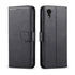 For iPhone XR Calf Texture Buckle Horizontal Flip Leather Case with Holder & Card Slots & ...(Black)