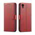 For iPhone XR Calf Texture Buckle Horizontal Flip Leather Case with Holder & Card Slots & Wa...(Red)