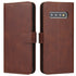 For Samsung Galaxy S10 Calf Texture Buckle Horizontal Flip Leather Case with Holder & Card...(Brown)