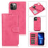 For iPhone 13 Pro Max Retro 2 in 1 Detachable Magnetic Horizontal Flip TPU PU Leather C...(Rose Red)
