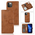 For iPhone 13 Pro Max Retro 2 in 1 Detachable Magnetic Horizontal Flip TPU PU Leather Case...(Brown)