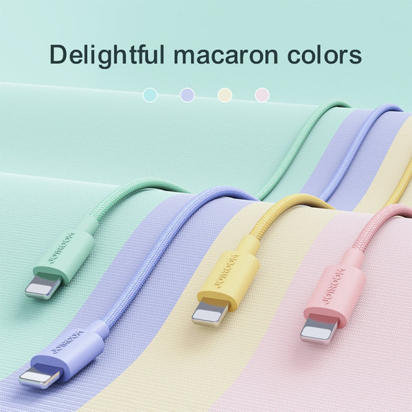 JOYROOM S-1030M13 USB to 8 Pin Colorful Fast Charging Data Cable, Cable Length:1m(Green)