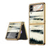 For Samsung Galaxy Z Flip3 5G GKK Marble Pattern Electroplating Glass Phone Case(Marble 10)