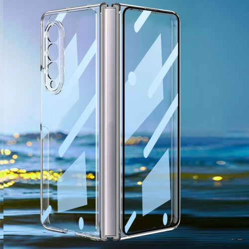 For Samsung Galaxy Z Fold3 5G GKK Integrated Electroplating Glass Full Coverage Phon...(Transparent)