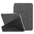 For iPad mini 6 Double-sided Matte Translucent PC Deformation Tablet Leather Case with Hol...(Black)