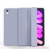 For iPad mini 6 Double-sided Matte TPU Tablet Leather Case with 3-folding Holder &...(Lavender Grey)