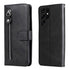 For Samsung Galaxy S22 Ultra 5G Calf Texture Zipper Horizontal Flip Leather Phone Case(Black)