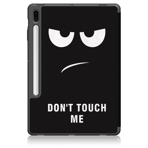 For Samsung Galaxy Tab S7 FE 12.4 inch Painted TPU Horizontal Flip Tablet Leather Case w...(Big Eye)